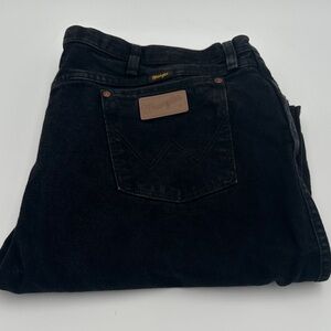 Wrangler Men's Straight Jeans - Black